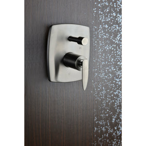 Anzzi Tempo Series Handle in Brushed Nickel L-AZ026 - Vital Hydrotherapy