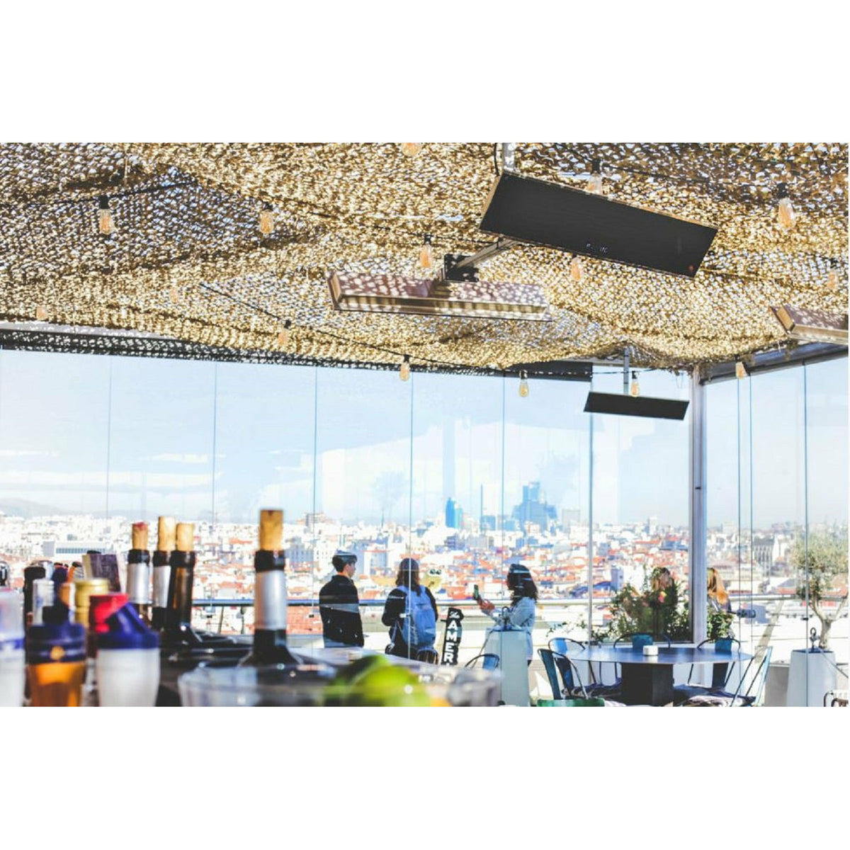 Tube Suspension Kit 47.2-inches in length for Platinum electric outdoor heaters set indoor