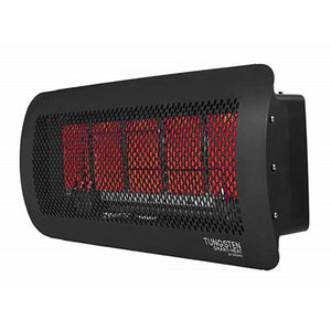 Tungsten 500 Smart-Heat Natural Gas Heater Stainless Steel in white background isometric view