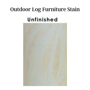 Unfinished Outdoor Log Furniture Stain - Vital Hydrotherapy