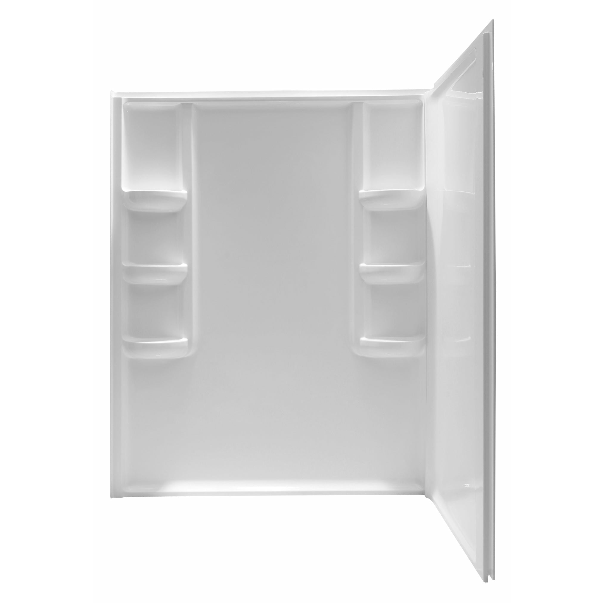Anzzi Vasu 60 in. x 36 in. x 74 in. 2-piece DIY Friendly Corner