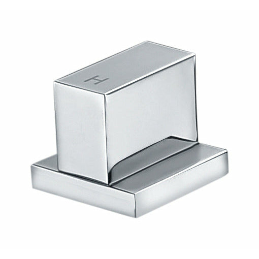 Anzzi Vernal 2-handle Deck-mount Roman Tub Faucet - Hot - Chrome Finish Housing a Solid Brass Interior