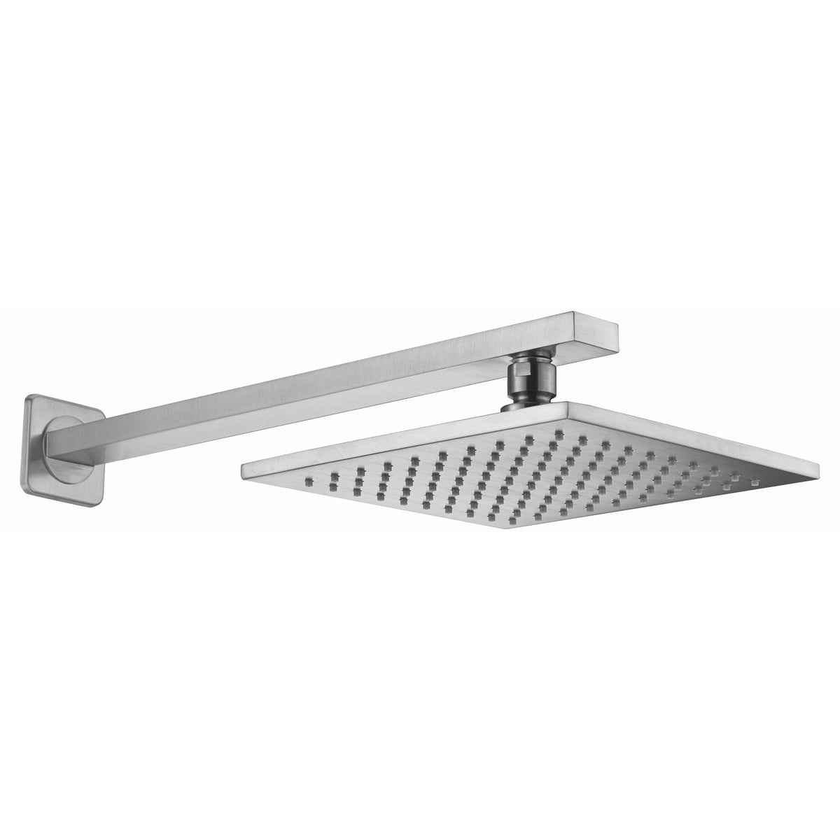 Anzzi Viace Series Wall Mounted Heavy Rain Showerhead in Brushed Nickel SH-AZ041 - Vital Hydrotherapy
