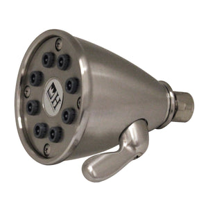Whitehaus Showerhaus Round Showerhead with 8 Spray Jets - Solid Brass Construction with Adjustable Ball Joint WH139 - Vital Hydrotherapy