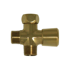 Whitehaus Showerhaus Solid Brass Shower Polished Brass Diverter WH161A2-B - Vital Hydrotherapy