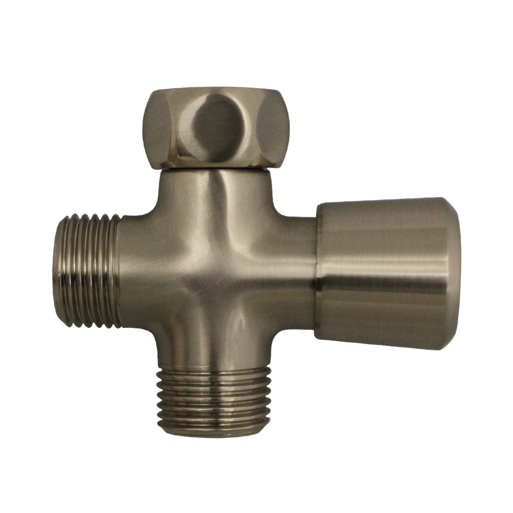 Whitehaus Showerhaus Solid Brass Shower Brushed Nickel Diverter WH161A8-BN - Vital Hydrotherapy