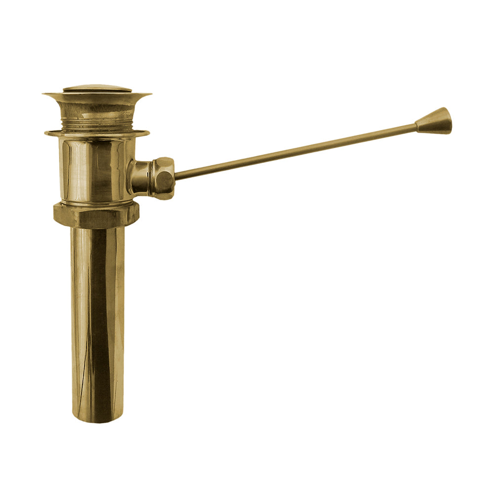 Whitehaus Pop-up Polished Brass Mechanical Drain WHPUMD-B - Vital Hydrotherapy