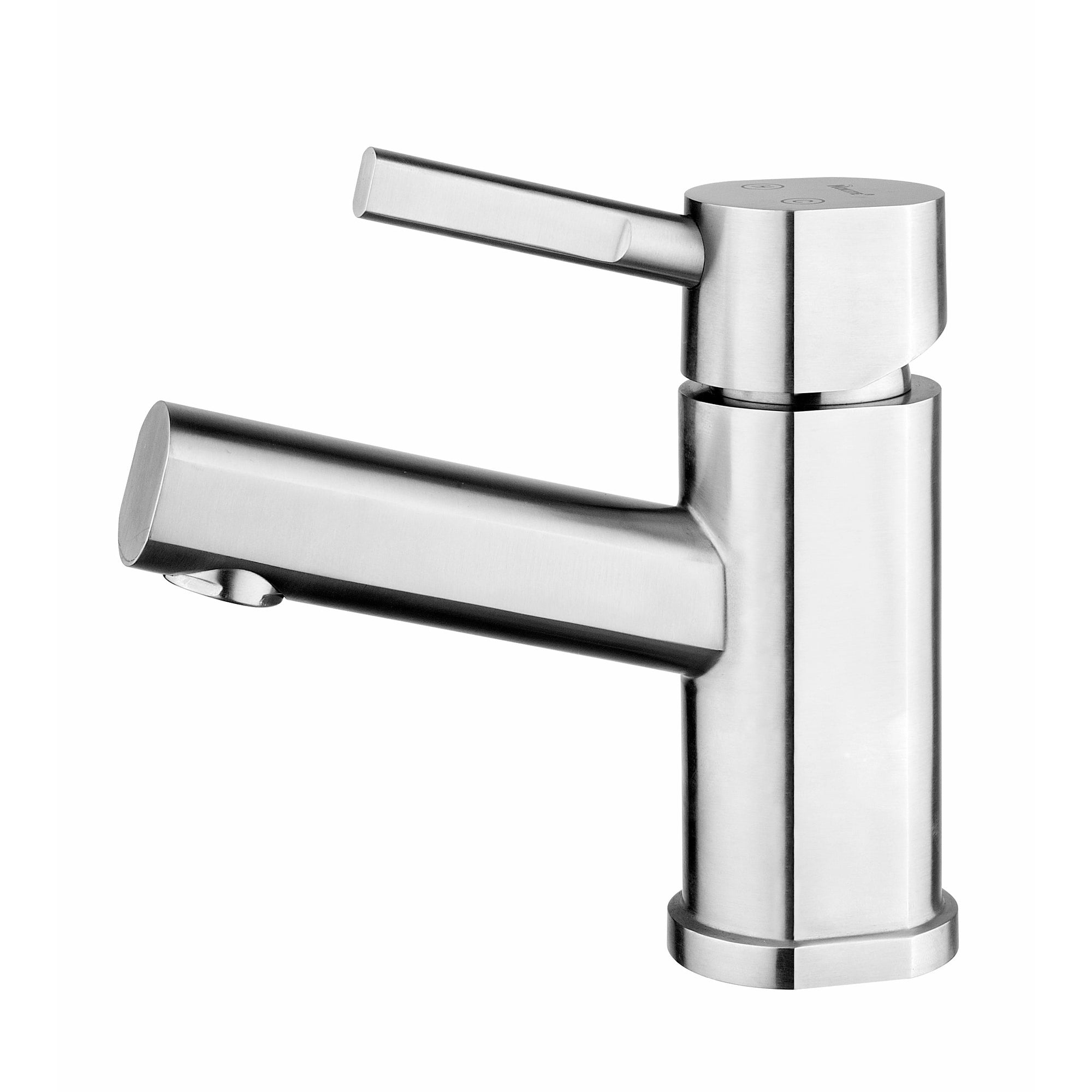 Whitehaus Waterhaus Solid Stainless Steel, Single Hole, Single Lever Lavatory Faucet WHS0311-SB-BSS - Vital Hydrotherapy