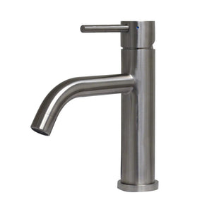 Whitehaus Waterhaus Lead-Free Solid Stainless Steel Single lever Elevated Lavatory Faucet WHS8601-SB - Vital Hydrotherapy