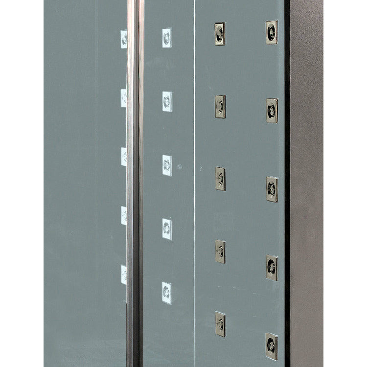 Platinum white steam shower massage jets