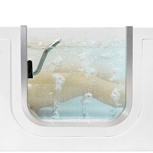 Ella's Bubbles Laydown 32x72 Walk-In Tub with Shower Screen LA3272 - Vital Hydrotherapy