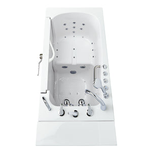 Ella's Bubbles Wheelchair Transfer XXXL 36"x55" Acrylic Walk-In Bathtub OLA3655 - Vital Hydrotherapy